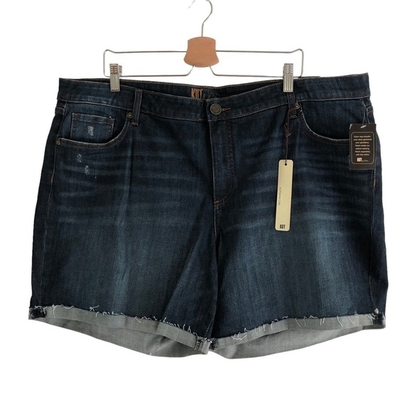 Kut From The Kloth Katy Boyfriend Jean Shorts 20 W - Picture 1 of 11